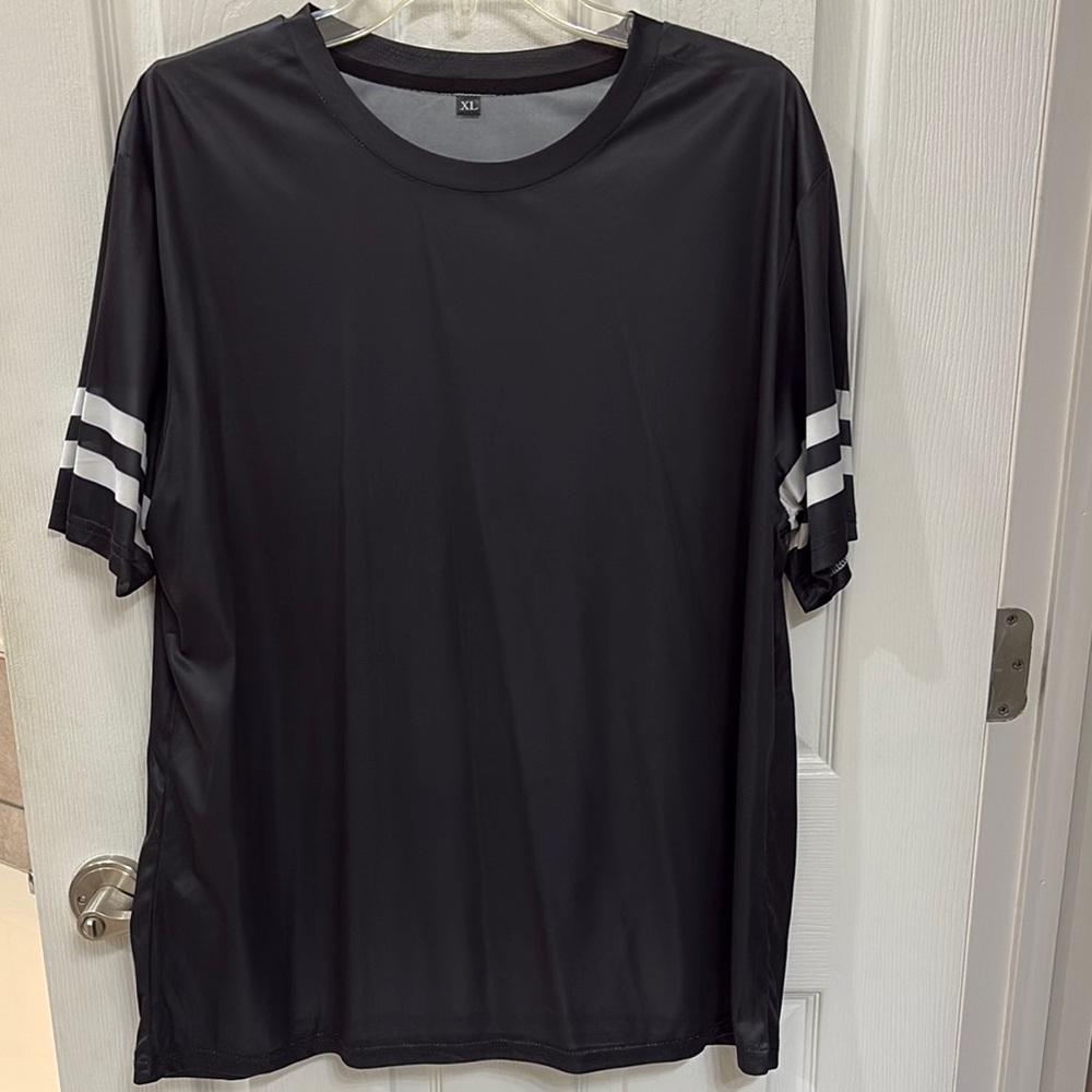 NWOT Ladies Shirt with White Stripes